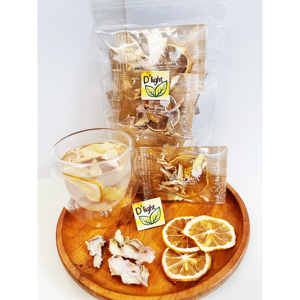 Teh Lemon Jahe Dried Lemon &amp; Ginger Tea - dehydrated ginger and lemon