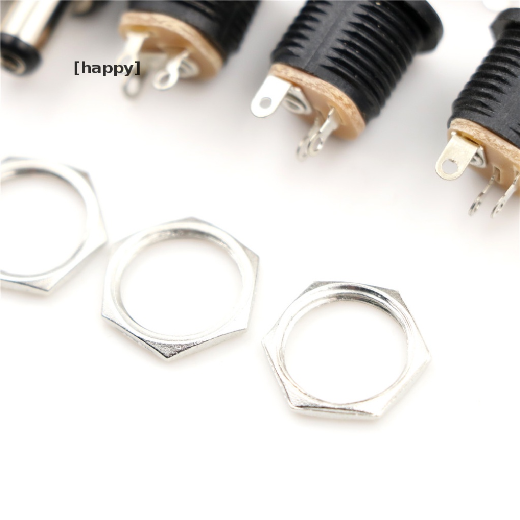 Ha 10pcs Konektor Power Plug Male Dc 5.5mm X 2.1mm Female