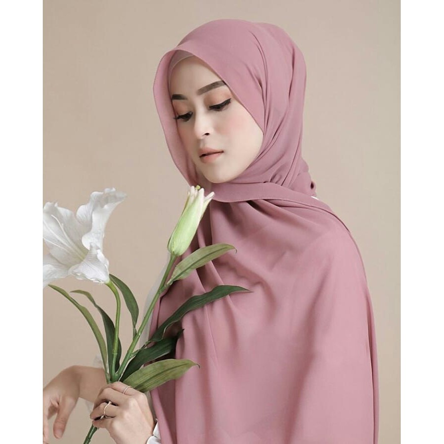 Pashmina CERUTY BABYDOLL Hijab Pashmina Ceruty Polos Safa Hijab