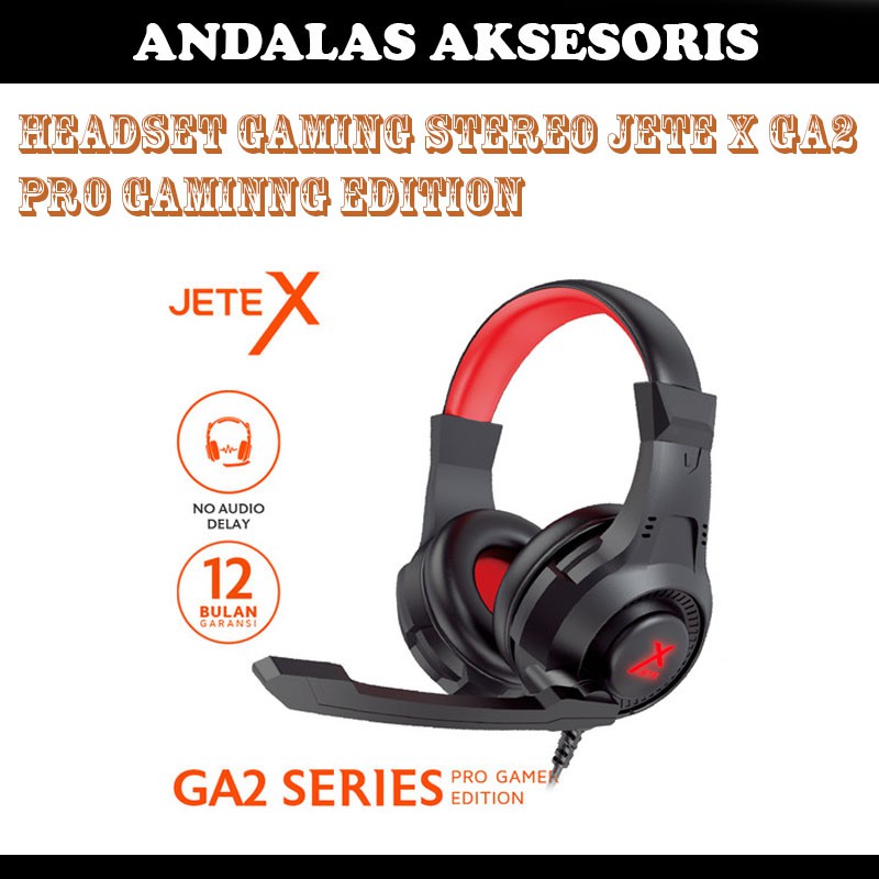 Headset Gaming Stereo JETE X GA2 Pro Gaming Edition