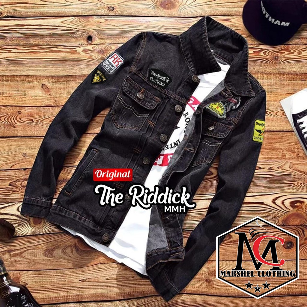 RCL - THE RIDDICK-JAKET JEANS EMBLEM-JEANS COWOK-JEANS FULL BORDIR-JAKET LEV'IS PRIA-JEANS DENIM 03