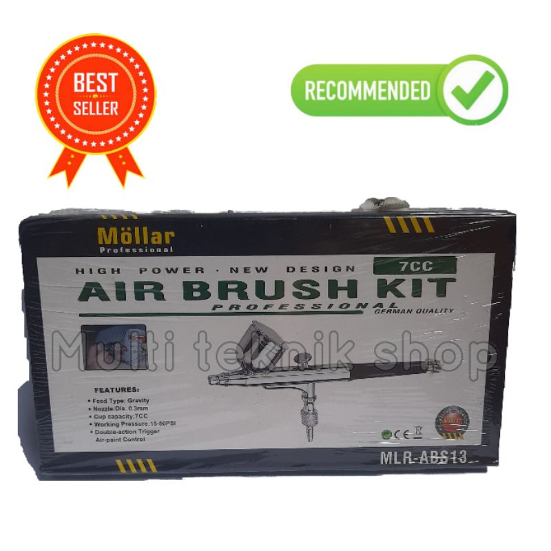 

Air brush kit - Pen brush - Spray Gun Lukis MLR-ABS13 7CC