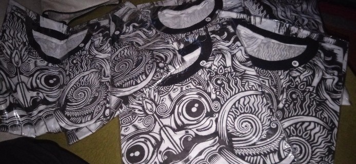 Kaos Batik Barong Warna Motif Barong