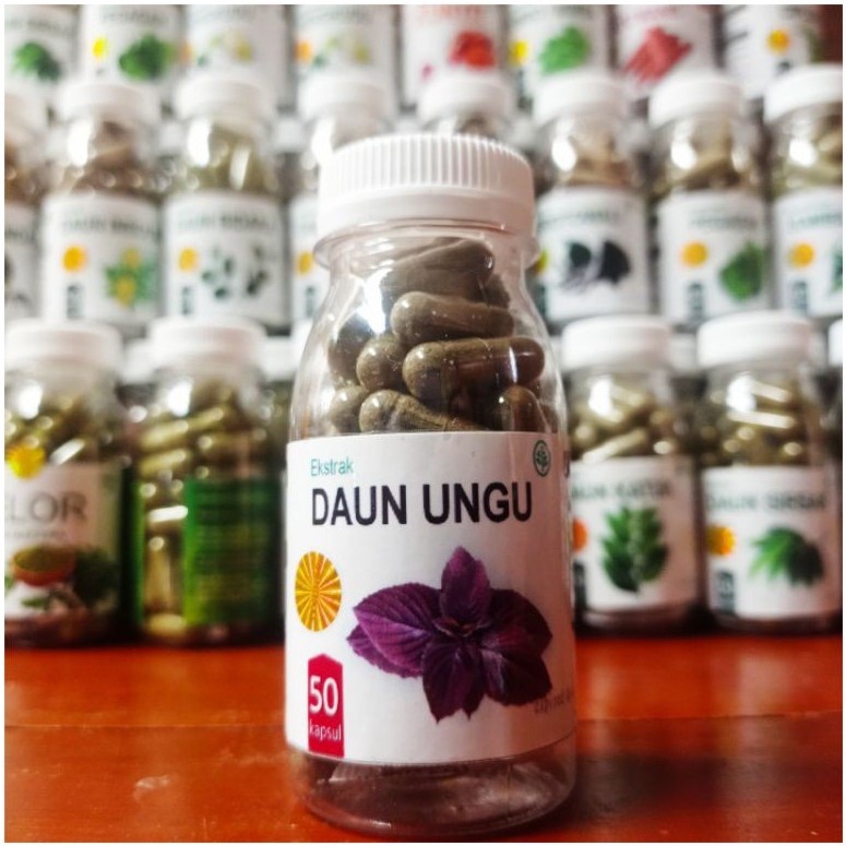 

obat ambeien herbal jamu suplemen kesehatan daun ungu kapsul wasir isi 50