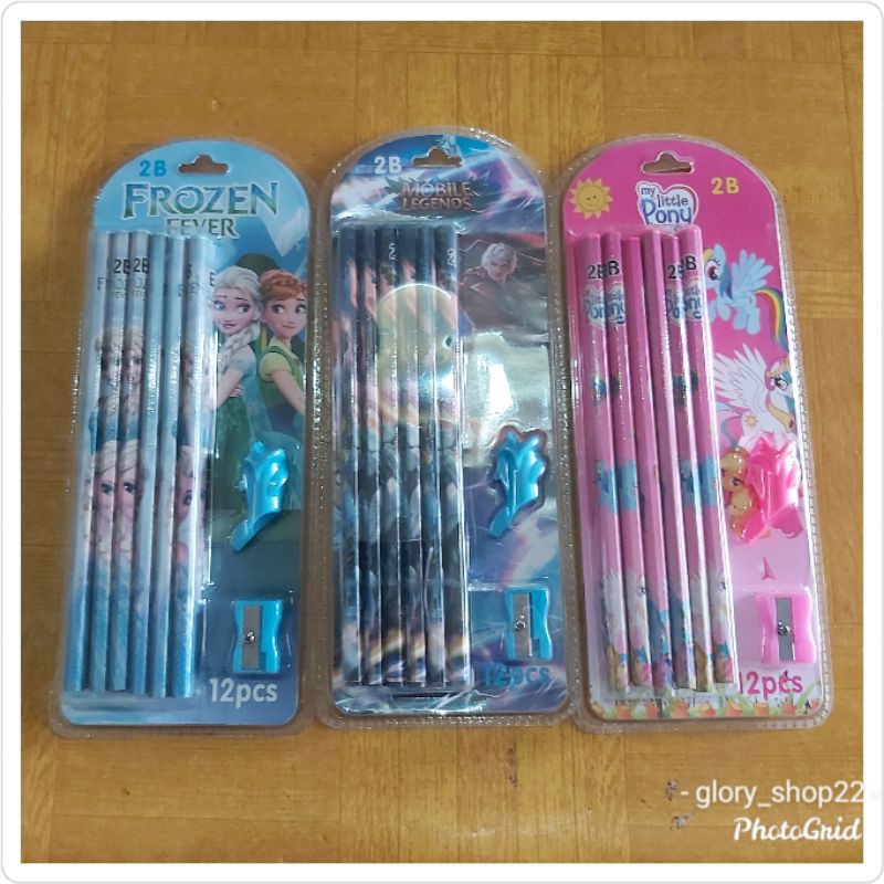 

pensil serut karakter/pensil serut/pensil serut set/alat tulis/peralatan sekolah