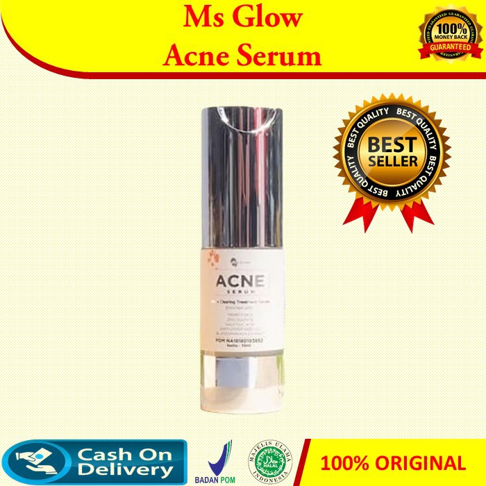 Ms Glow Acne Serum Skincare Perawatan Wajah Berjerawat / untuk kulit jerawat komedo dan berminyak