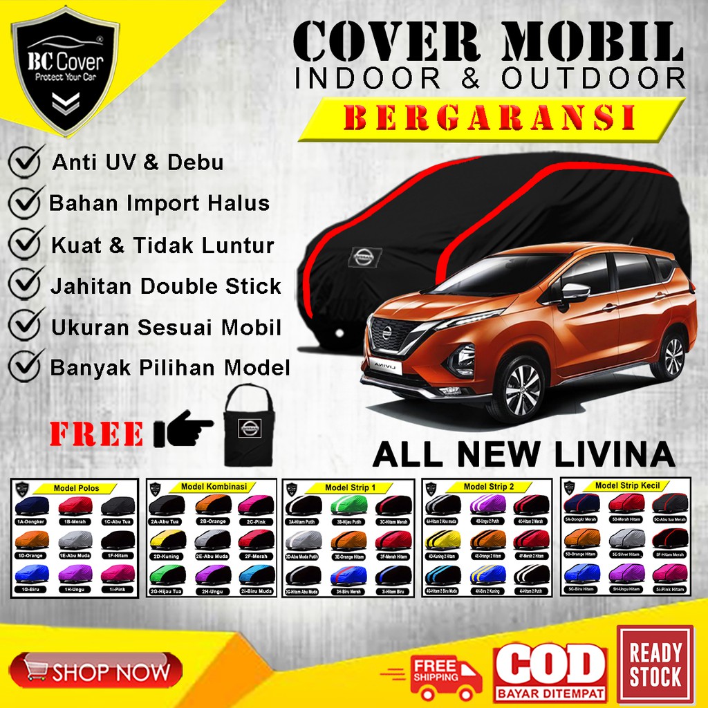 Body Cover Mobil Nissan All New Livina / Sarung Mobil Livina New / Selimut Mantel Tutup Pelindung Jas Mantol Kerudung Penutup Nissan Livina Outdoor