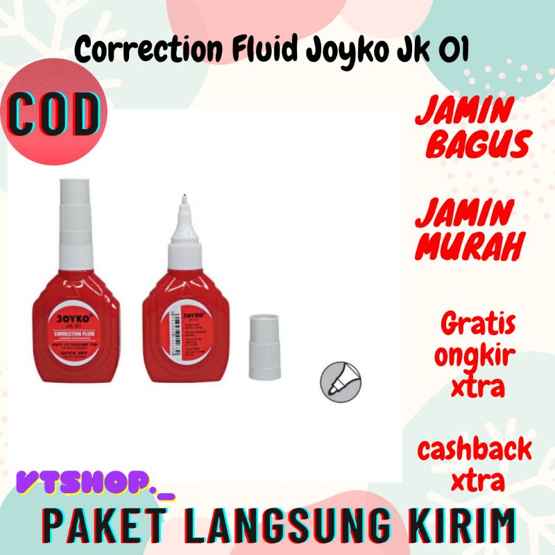 

V78 - correction fluid joyko JK-01 / tip-x cair joyko