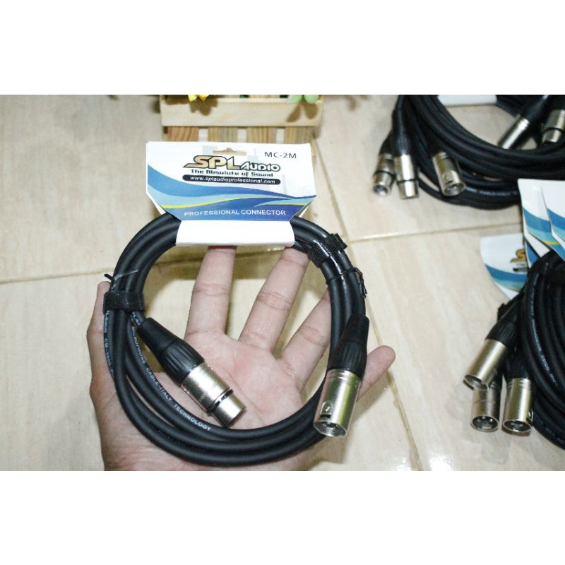 Kabel Microphone SPL Audio Cable Mic XLR to XLR 2M Original SPL Audio Italy Technology
