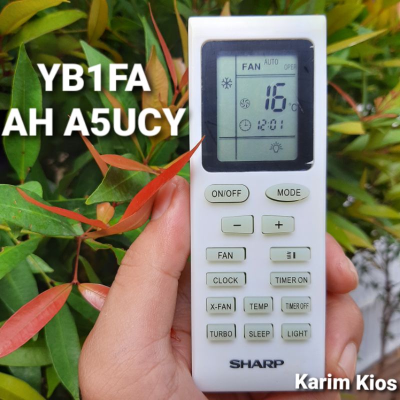 Remote Remot Ac Sharp YB1FA AHA5UCY Grade Original