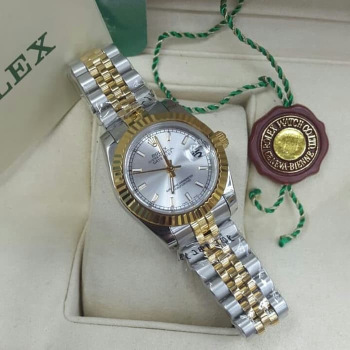 JAM TANGAN WANITA ROLEX OYSTER DATEJUST 31MM TWO TONE