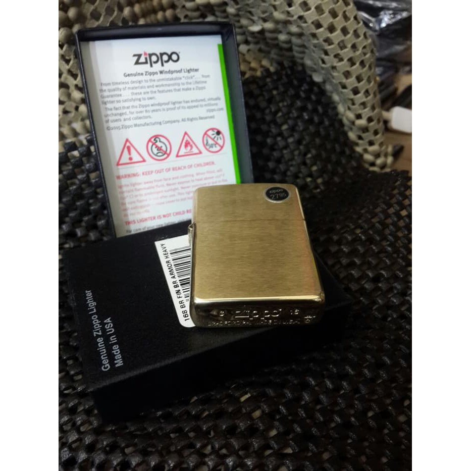 terbaru KOREK API ZIPPO ARMOR HEAVY GOLD ORIGINAL ( FREE GRAFIR NAMA ) barang bagus
