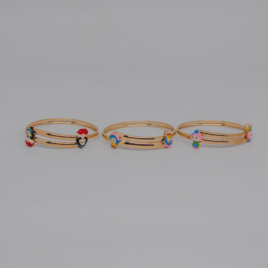 Gelang emas bayi asli kada 300/muda model besot