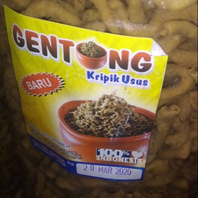 

Kripik usus cap gentong