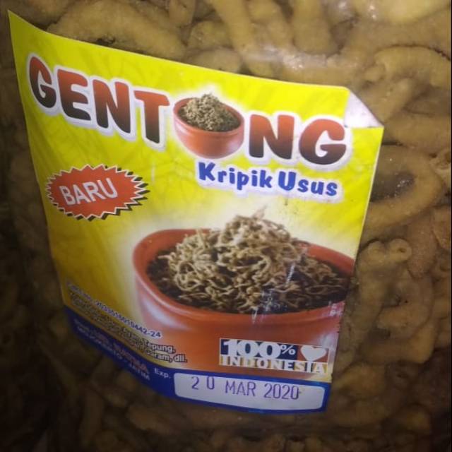 Kripik usus cap gentong