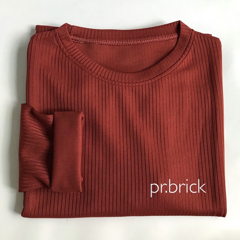 Kally RIB  - Longsleeve Rib Basic Sweater Premium Baju Lengan Panjang Wanita-2