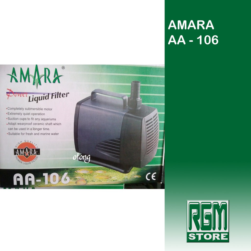 AMARA AA 106 aa106 mesin pompa air celup kolam hidroponik aquarium