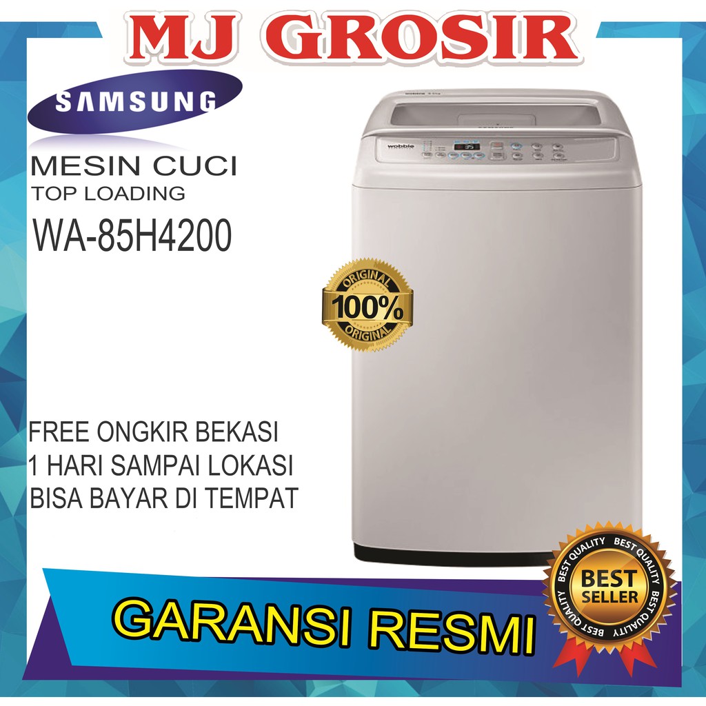 MESIN CUCI SAMSUNG WA 85H4200 8.5KG 1 TABUNG WA85H4200 8.5 KG WOBBLE