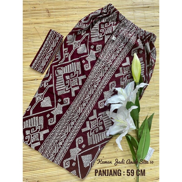 Kamen jadi anak set selendang