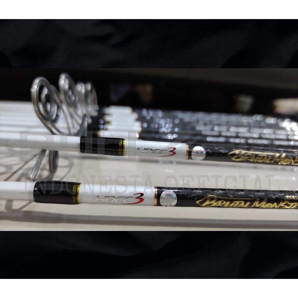 Rod BULLZEN Brutal Monster Predator PE 0,8-1,5 SP Solid Carbon HDCC3  Rod Light Jigging 182 cm. One 