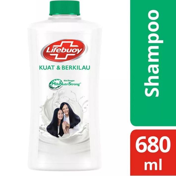 ♪ LIFEBUOY Shampoo Strong & Shiny 680ml / Shampoo 680ml Pump / Shampoo Lifebuoy 680 ml Pump ➯