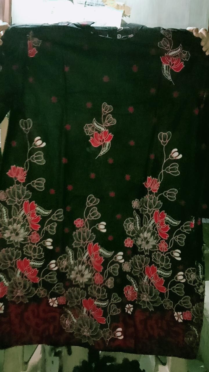 Grosir Dropship Batik Couple Keluarga Terbaru Motif Sakura Merah Kekinian Batik Modern Sarimbit Bcp