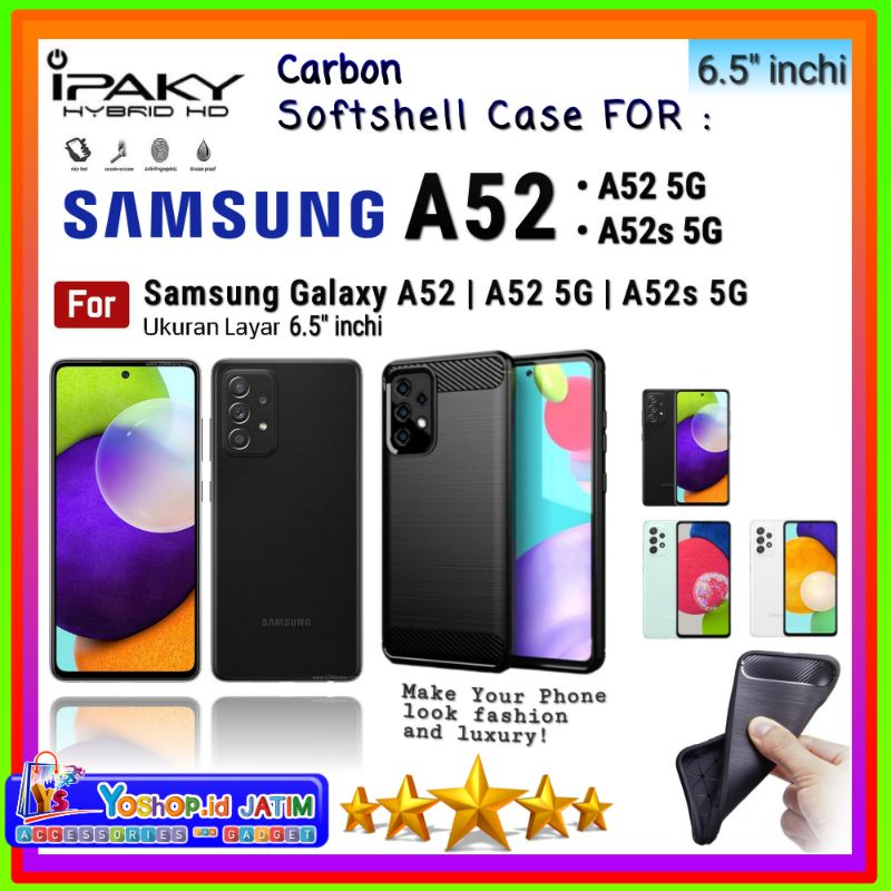 Casing Case Samsung Galaxy A52 | A52 (5G) | A52s (5G) 6.5"inchi | Soft Case iPaky Samsung A52 | A52 