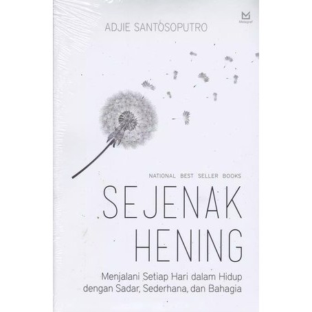 buku novel Sejenak Hening