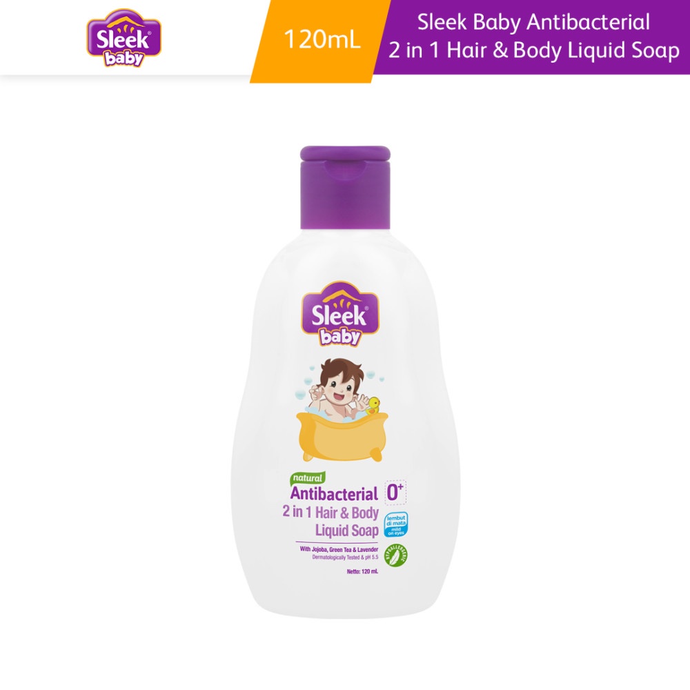 Sleek Antibacterial 2in1 Hair&amp;Body Liquid Soap