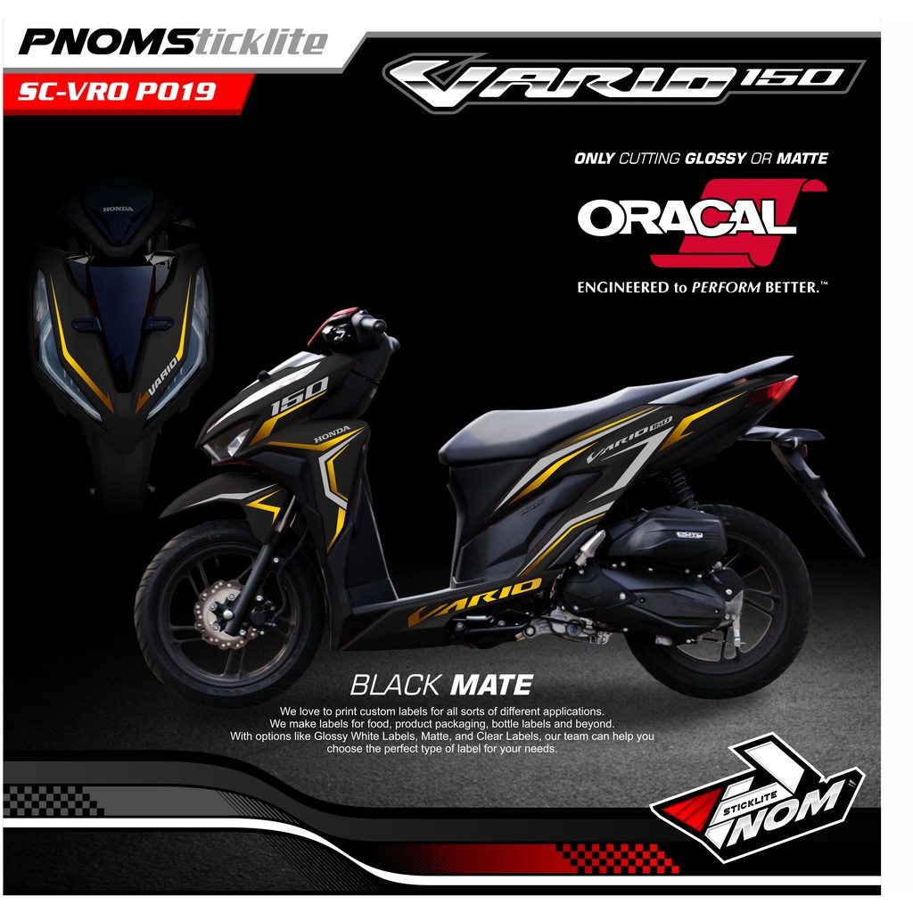 Cutting Sticker Honda Vario 150 SC VRO P019 Shopee Indonesia