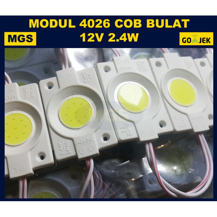 LED Modul COB Bulat 4026 12V 2.4W - Putih