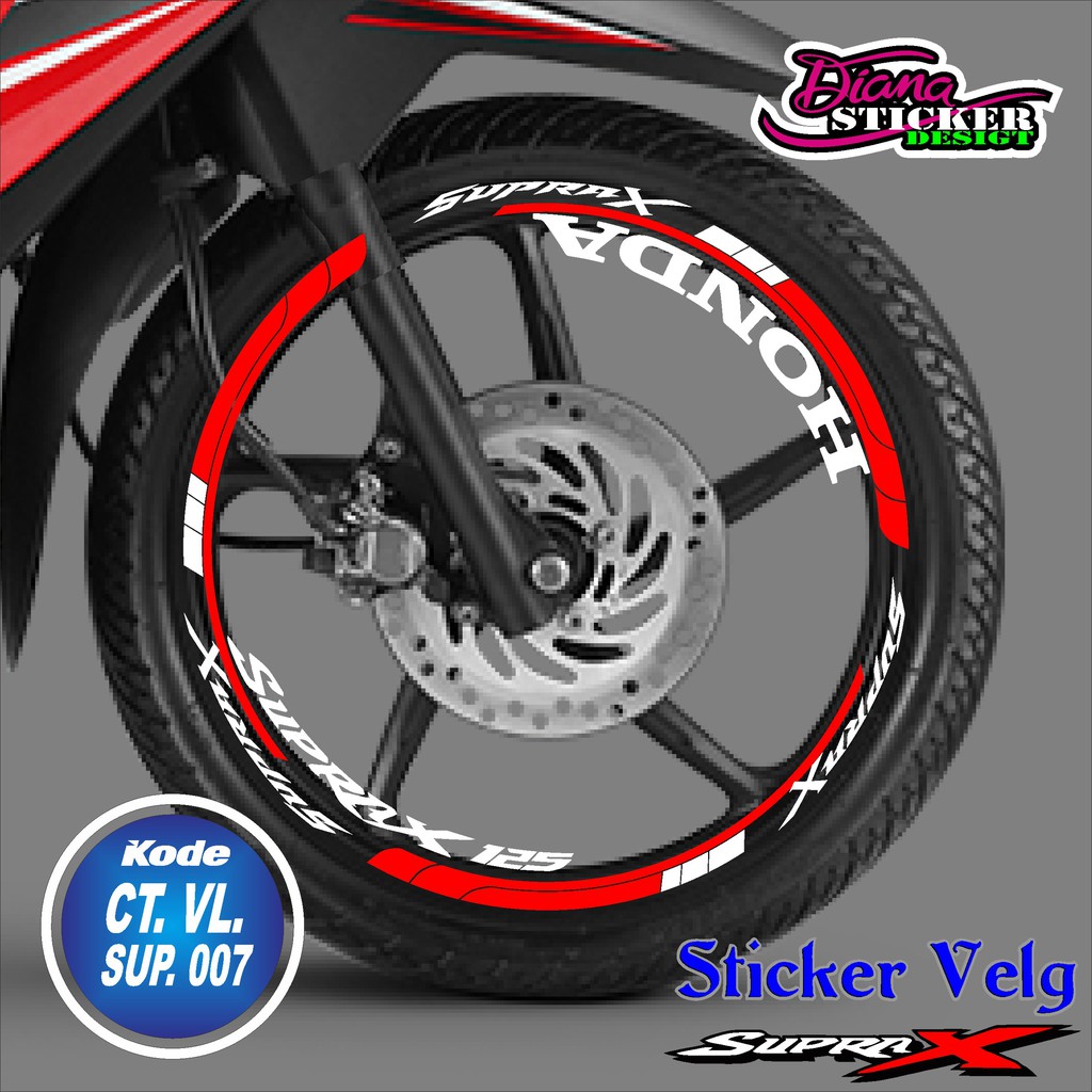 CUTTING LIST VELG SUPRA X-STICKER CUTTING VARIASI LIST VELG SUPRA X.007