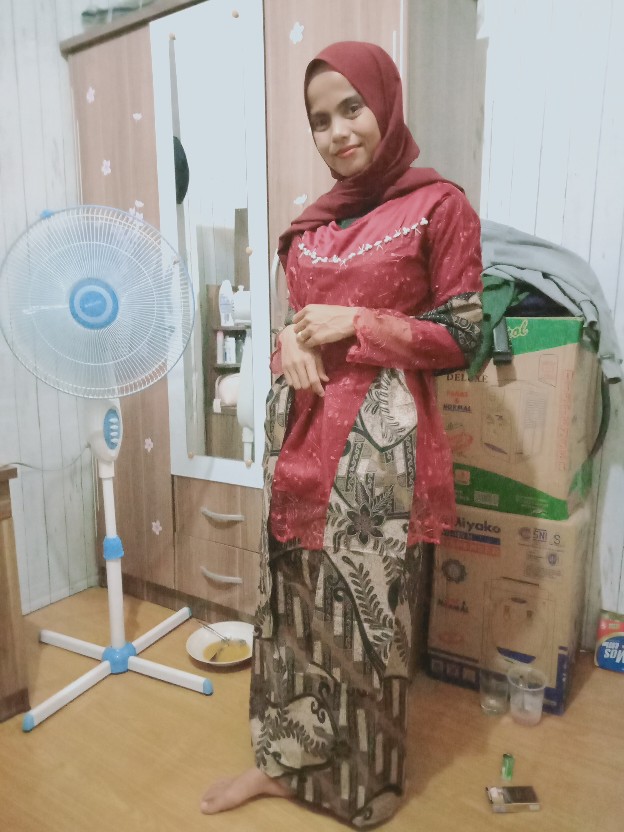 Shopashop Solo Batik Couple Glenca Payet Free Selendang | Set Couple Asyifa Maroon | Sarasvati Store