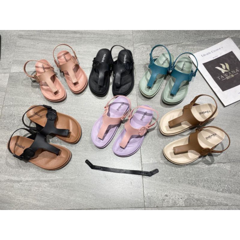 Sandal Wanita Impor Merk Tawana Model Flip Flop Jepit
