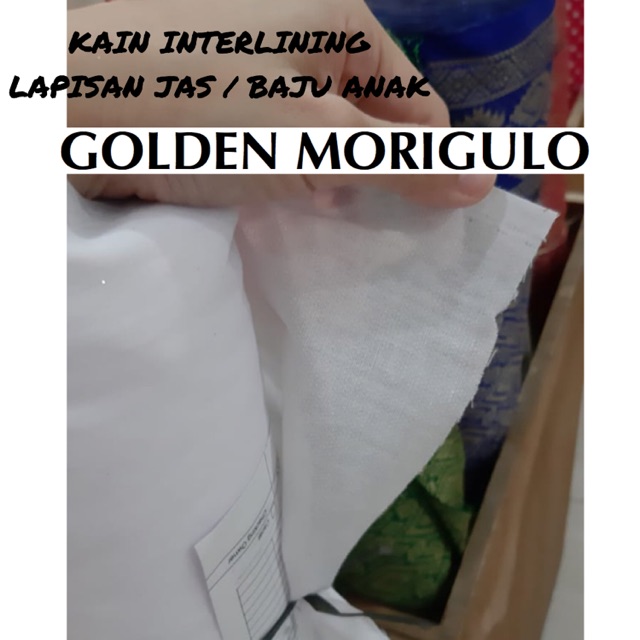 Kain Lapisan Baju Anak / Jas Golden Morigulo (Interlining Visilin / Viselin / Vislin)