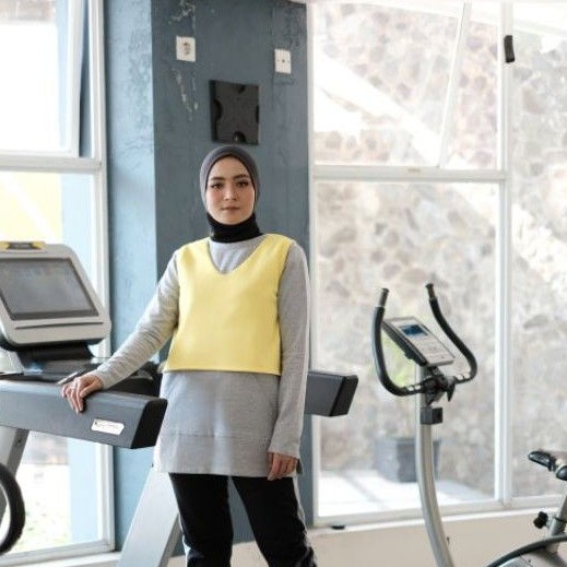 [ROMPI SAJA] Baju Olahraga Wanita Muslim | Rompi Olahraga Wanita Hijab | Kaos Olahraga Wanita Lengan