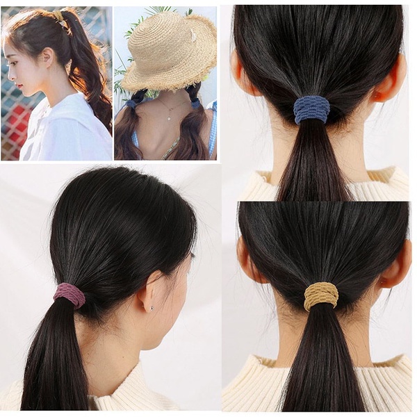 Ikat Rambut Korea Elastis Kuat Lentur Estetik J83