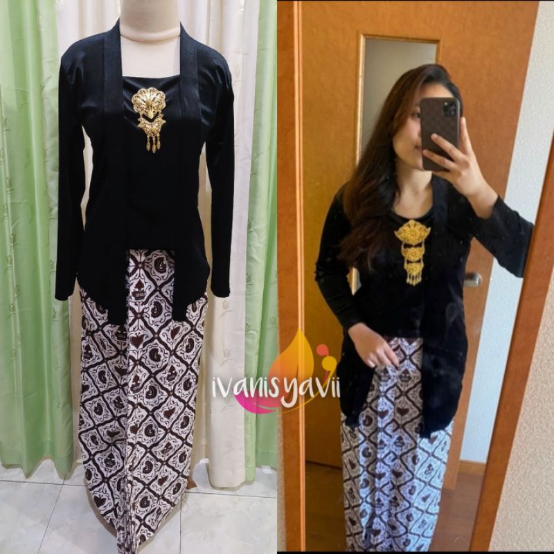 [1set] Kebaya + Jarik Instan, Motif Sido Luhur