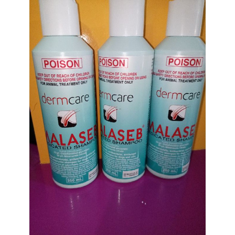 Shampo sampo jamur kucing anjing malaseb Dermacare 250 ml mirip sebasole