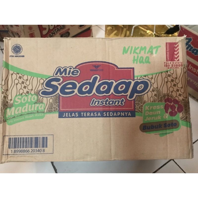 Jual Mie Sedaap Soto Madura Pcs Shopee Indonesia