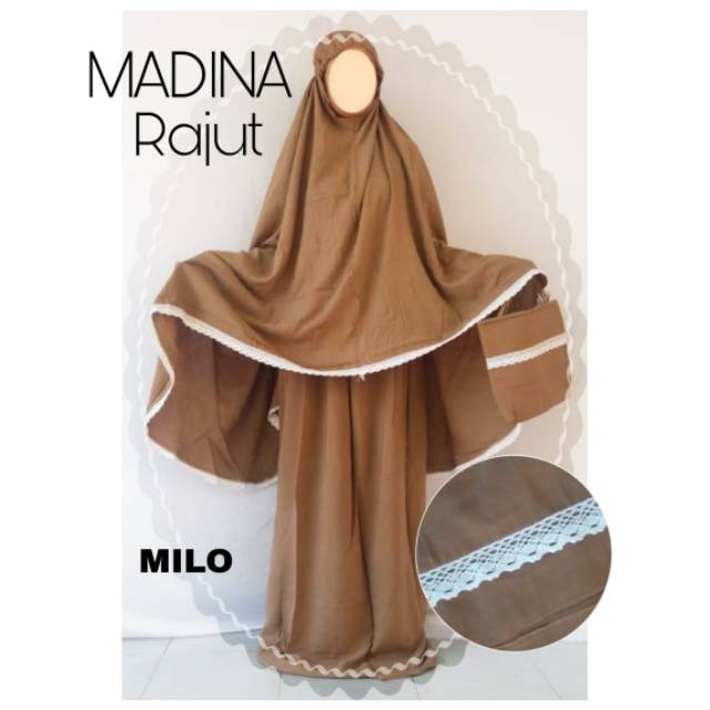 Mukena Peparing Premium  Polos Renda | Mukena Bali | Mukena Madina | Mukena Rayon