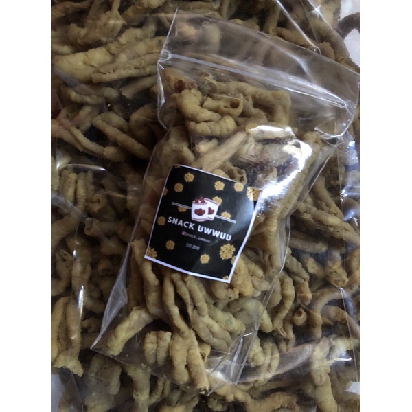 

(100gr) Keripik/Kripik Usus Daun Jeruk Original dan Pedes Daun Jeruk Homemade Murah & Berkualitas Tinggi