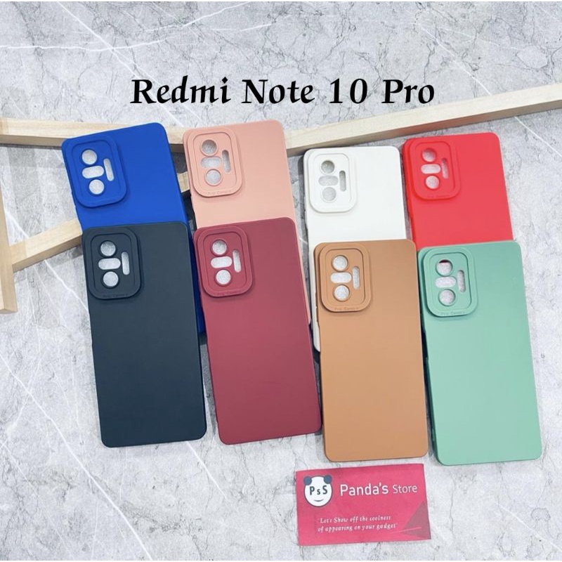 Softcase Pro Camera Redmi Note 10 Pro Candy Case Full Color 3D Silikon TPU