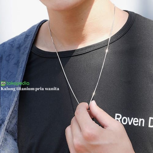 [cod] kalung titanium antikarat murah model korean stayle