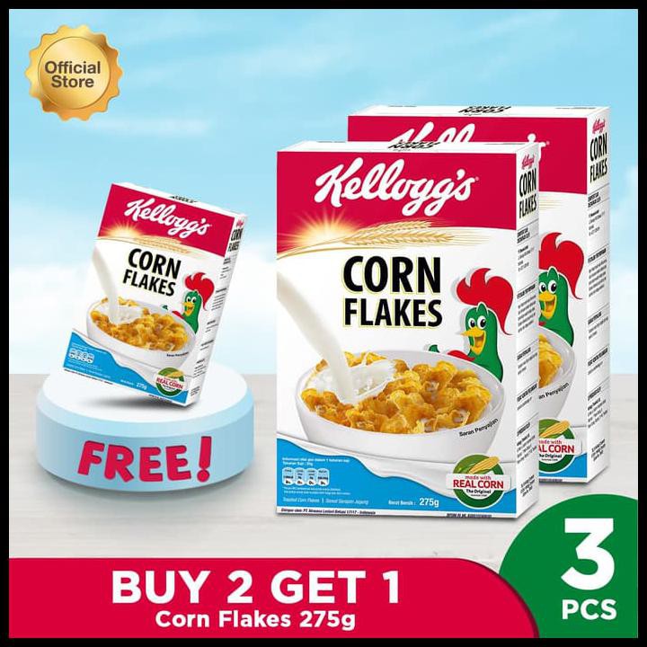 

HOT SALE Kellogg's Surprise Box Buy 2 get 1 Corn Flakes 275g As3-B2G1-885275630 terjamin