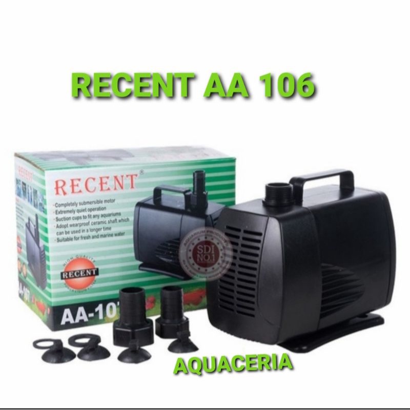 power head pompa celup air kolam aquarium recent aa 106