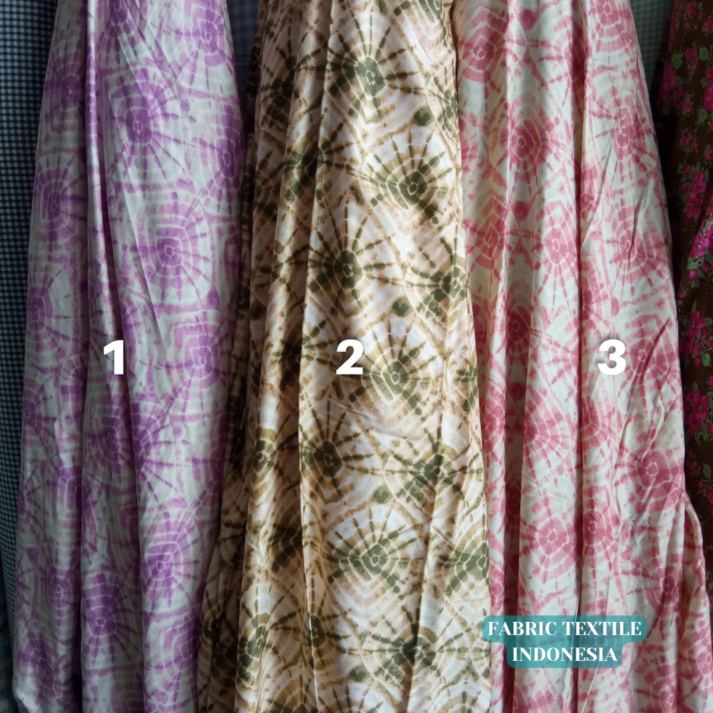 KAIN RAYON TWILL//TWILL RAYON MOTIF PREMIUM MOTIF ABSTRAK