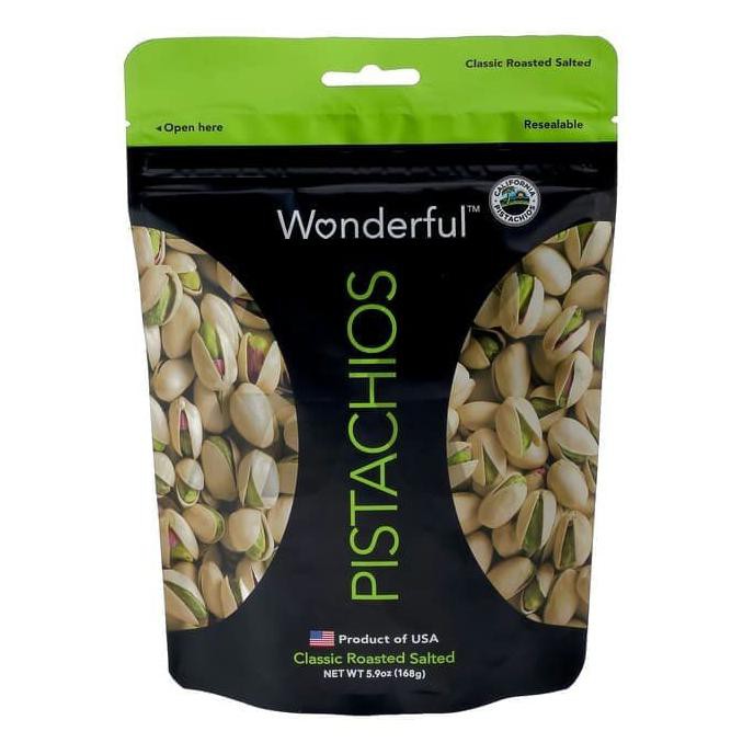 

Wonderful-Classic Roasted Salted Pistachios-Kacang Import Titanium.Store1