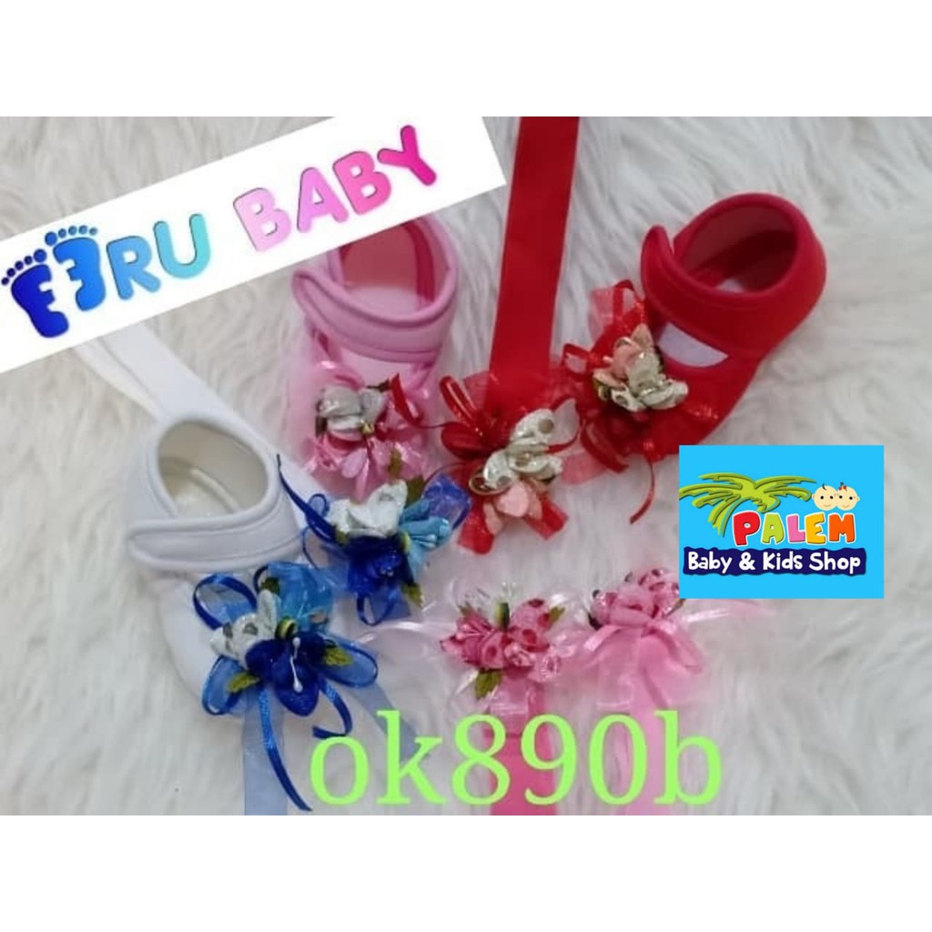 Eeru Baby Sepatu Untuk Bayi Motif cewe Newborn