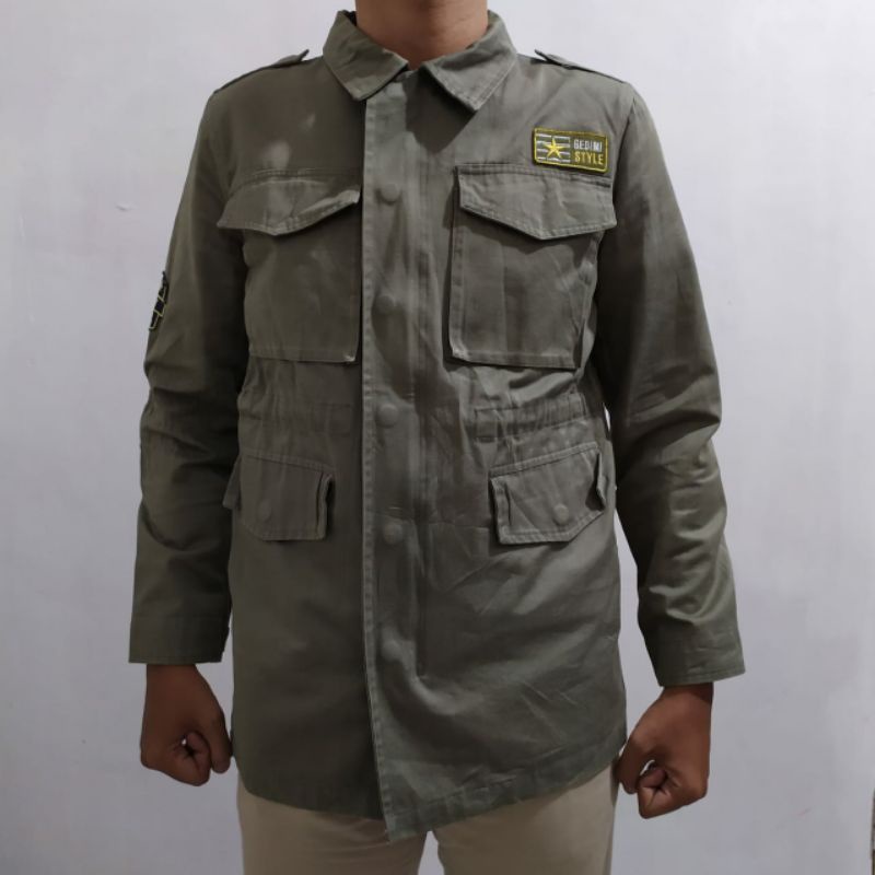 JAKET FIELD M65 ARMY BY GEDIMI FASHION SIZE S